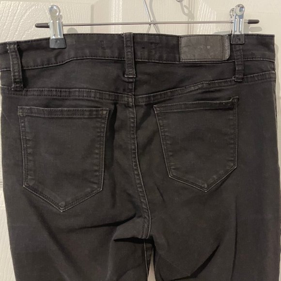 Joe's Jeans Black Zipper Skinny Ankle Jeans Jeggings Sz 29 (31x27) - Picture 8 of 15